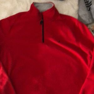 Men’s Nautica pull over. Red size Large